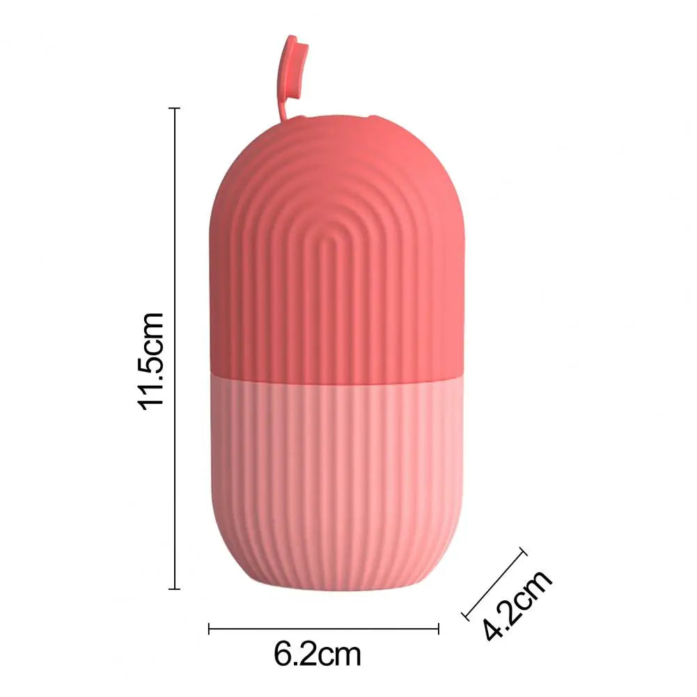 Ice Roller Reusable Puffy Eyes Roller Face Beauty Massage Ice Mold Pore Contraction Skin Cooling Roller for Skin Cares