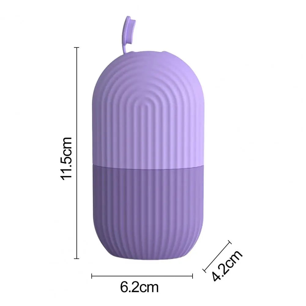 Ice Roller Reusable Puffy Eyes Roller Face Beauty Massage Ice Mold Pore Contraction Skin Cooling Roller for Skin Cares