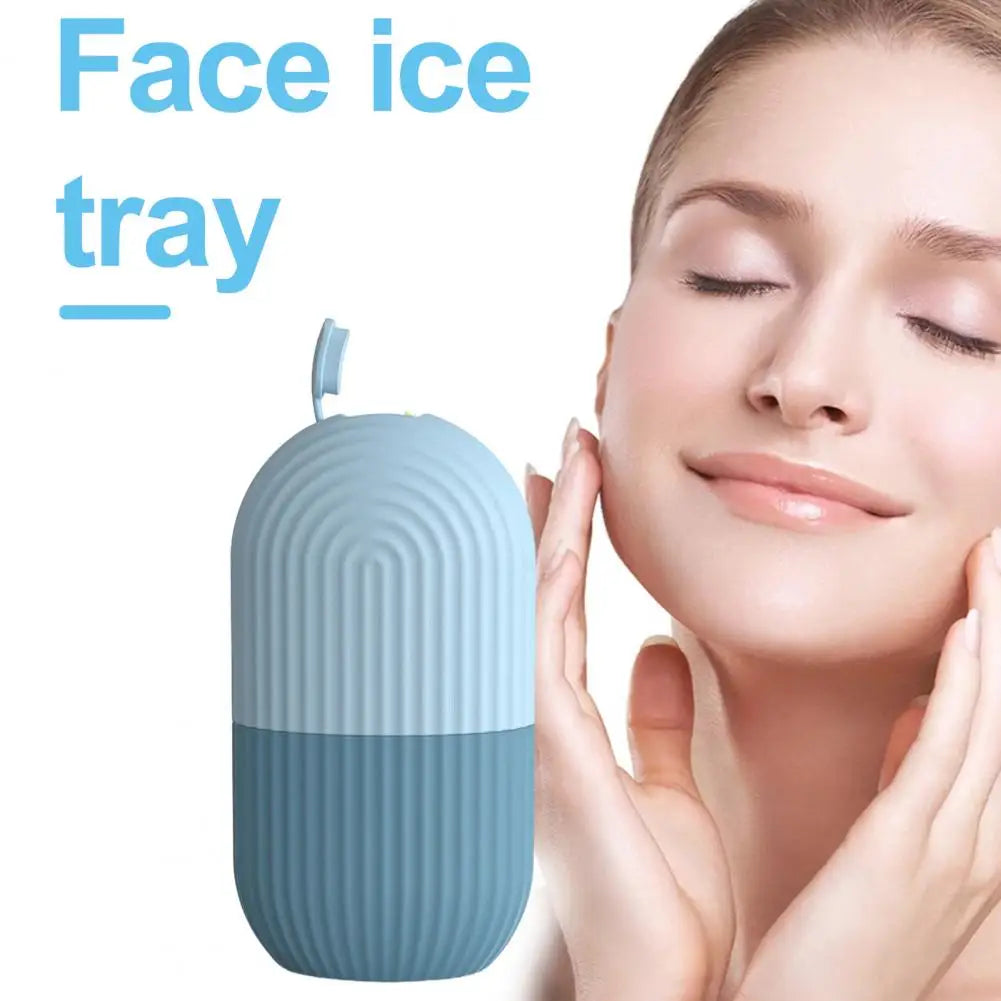 Ice Roller Reusable Puffy Eyes Roller Face Beauty Massage Ice Mold Pore Contraction Skin Cooling Roller for Skin Cares