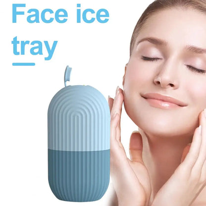 Ice Roller Reusable Puffy Eyes Roller Face Beauty Massage Ice Mold Pore Contraction Skin Cooling Roller for Skin Cares